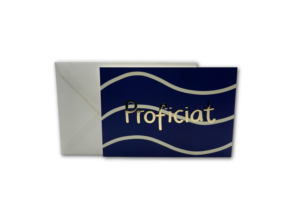 Enkele kaart - Proficiat
