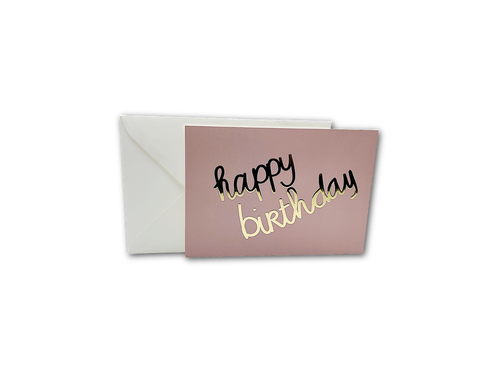 Enkele kaart - Happy Birthday