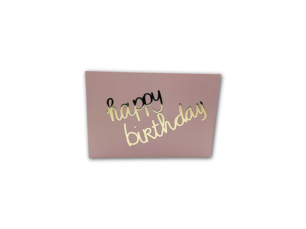 Enkele kaart - Happy Birthday