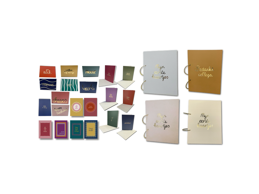 Waarderingsbox Premium - 42 kaarten & 4 bewaarbundels