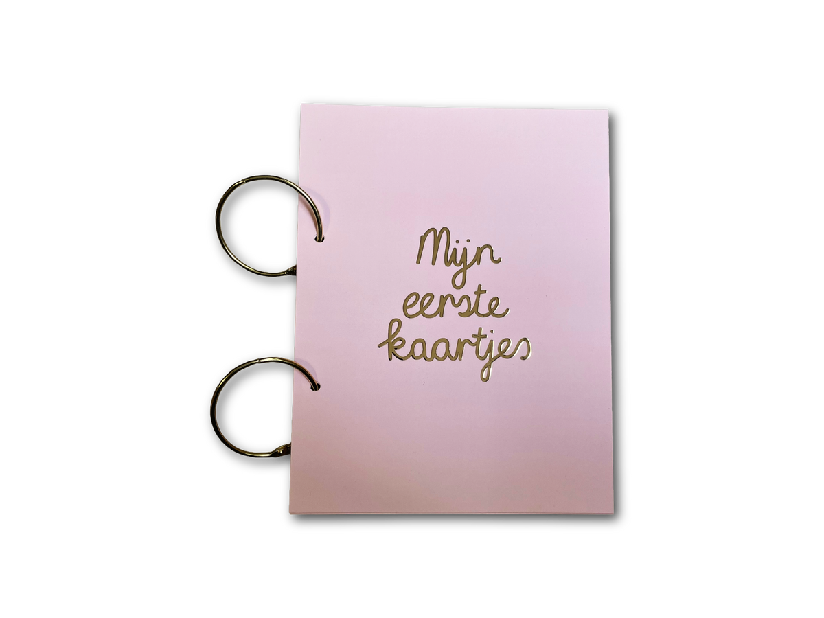 Bewaarbundel 'Mijn eerste kaartjes' - Roze