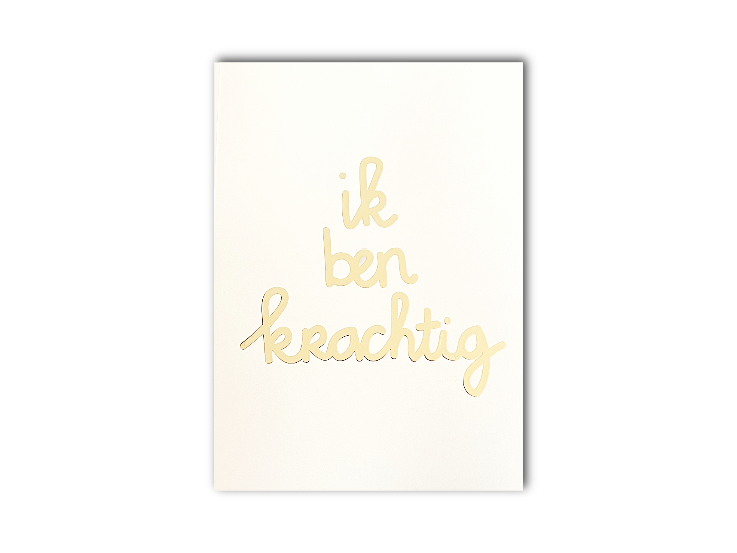 A4-poster - Ik ben krachtig