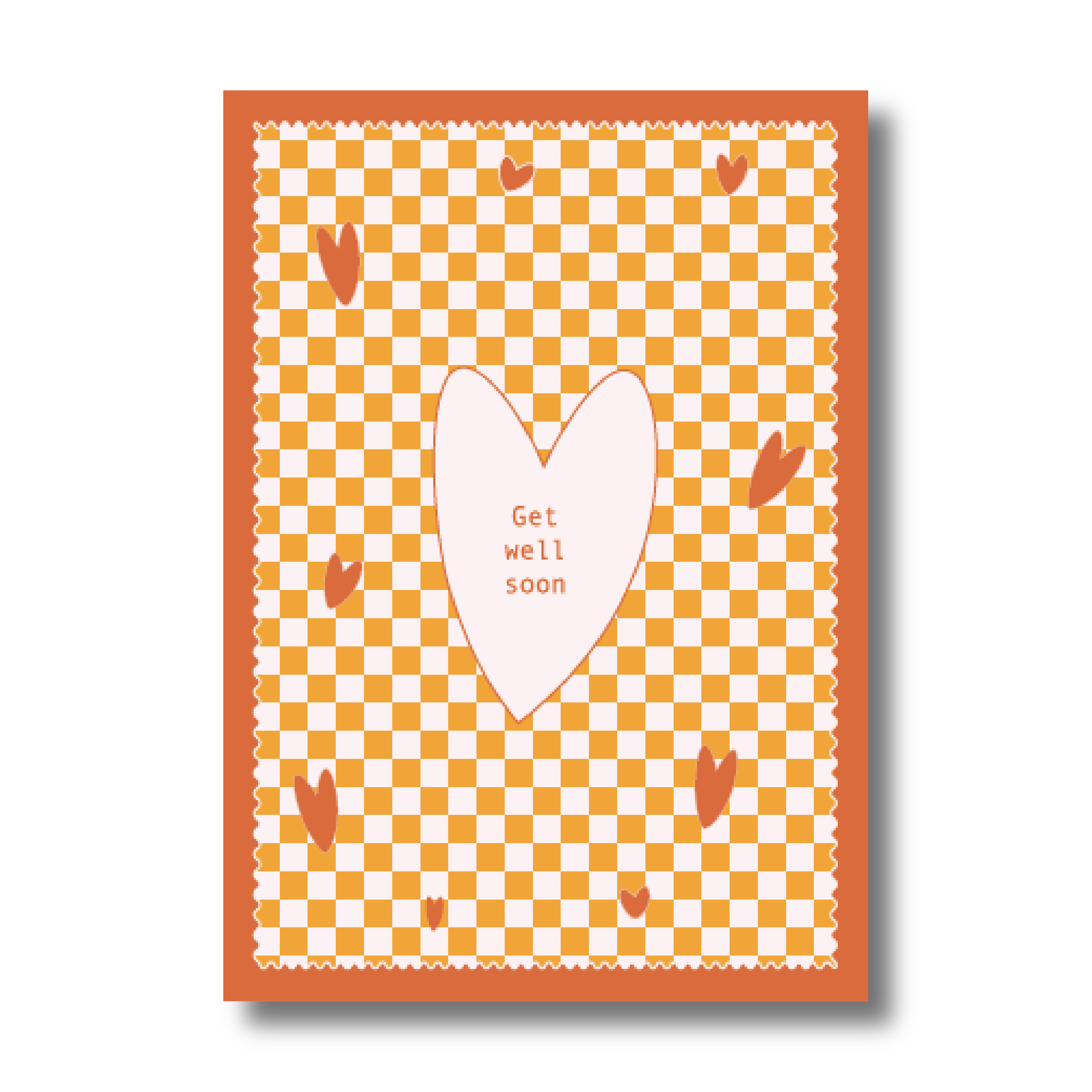 Enkele kaart - Get well soon