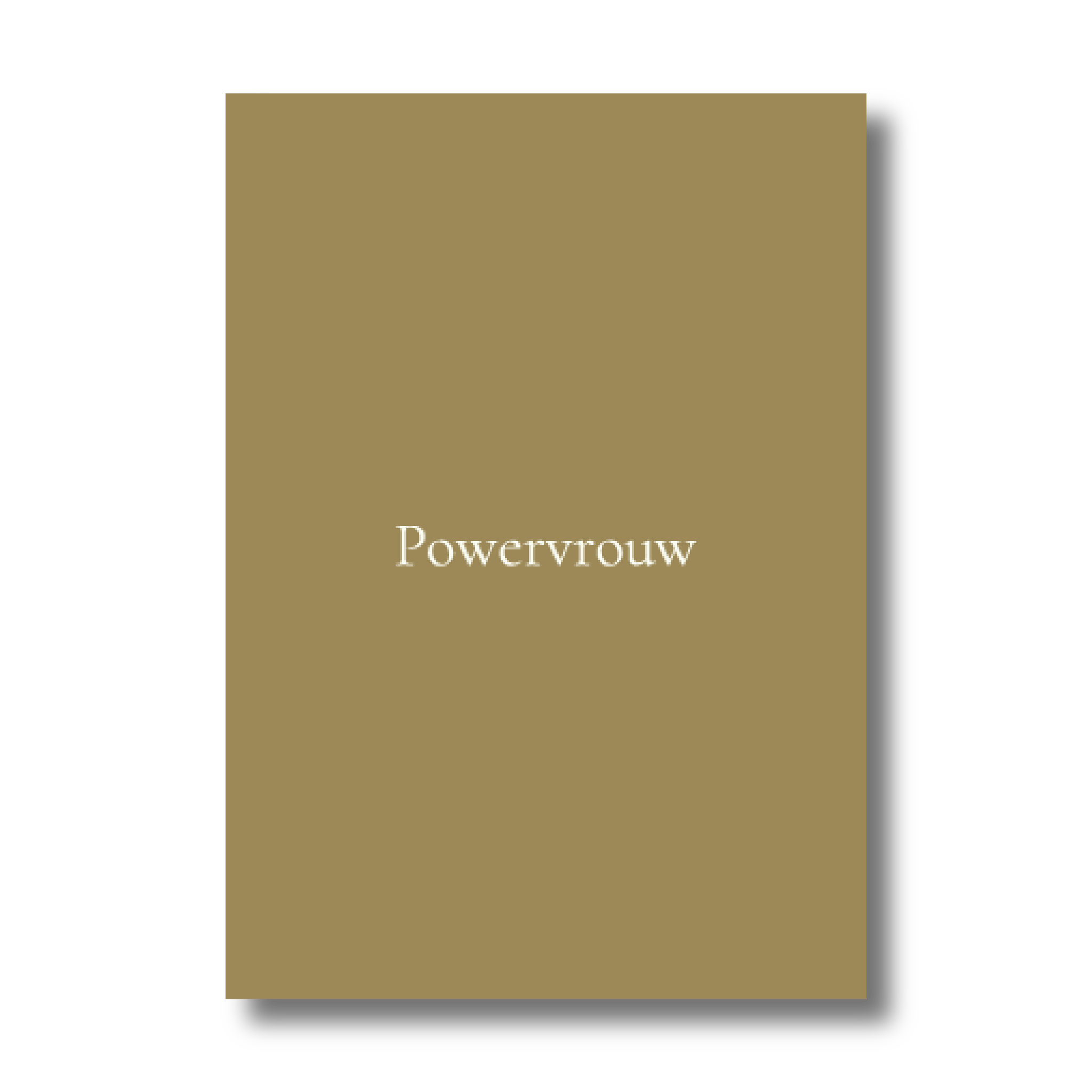 Enkele kaart - Powervrouw