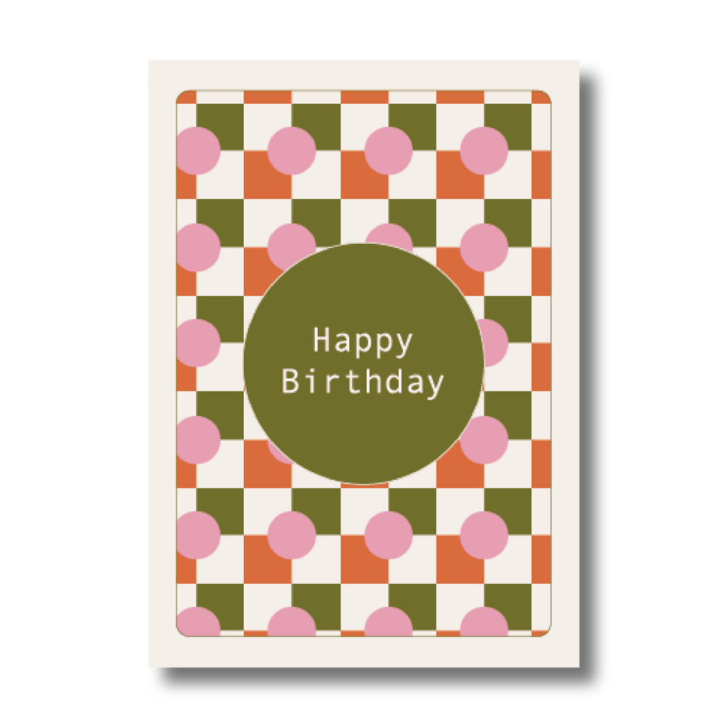 Enkele kaart - Happy birthday