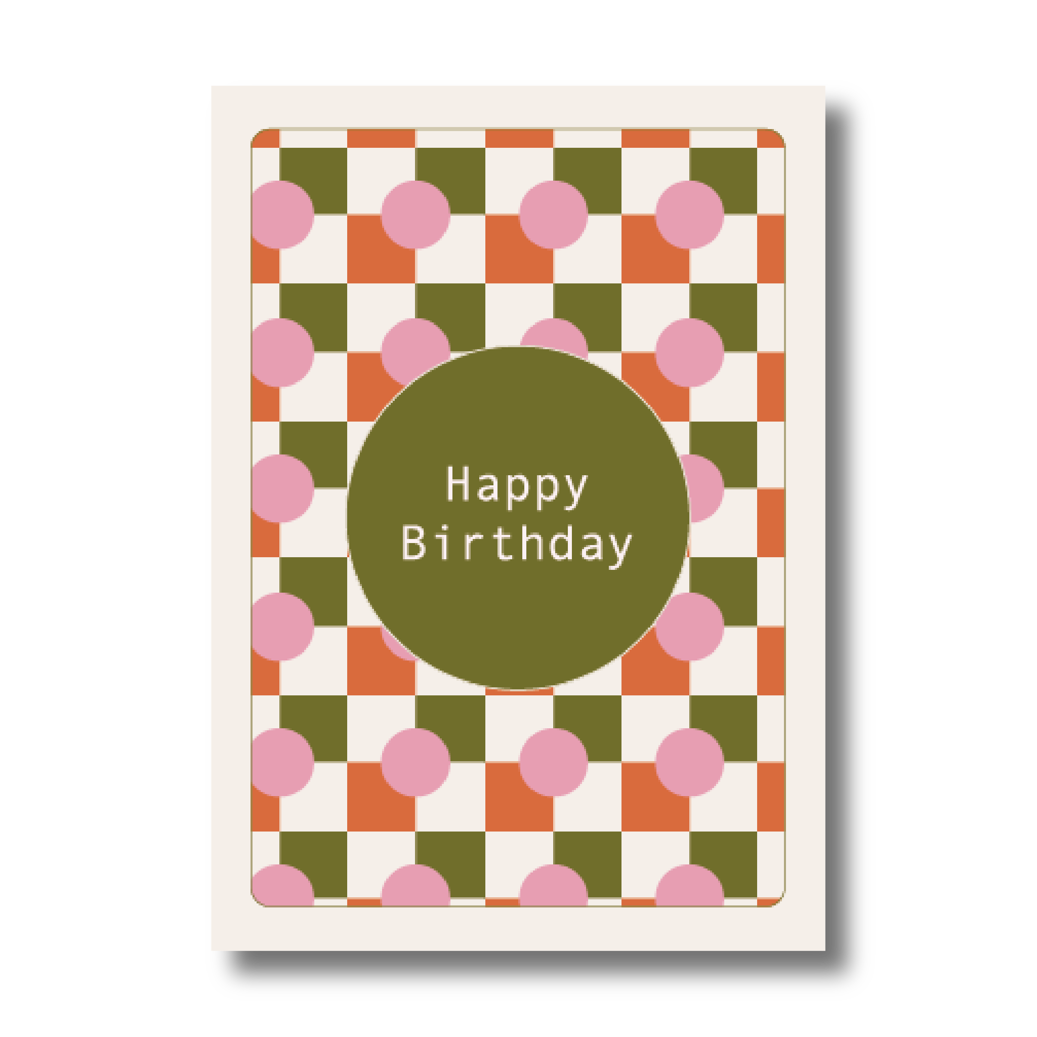 Enkele kaart - Happy birthday