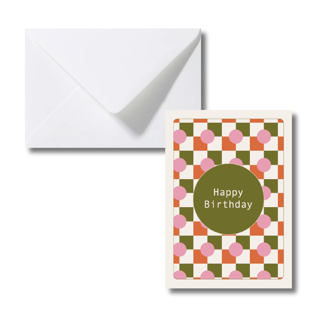 Enkele kaart - Happy birthday