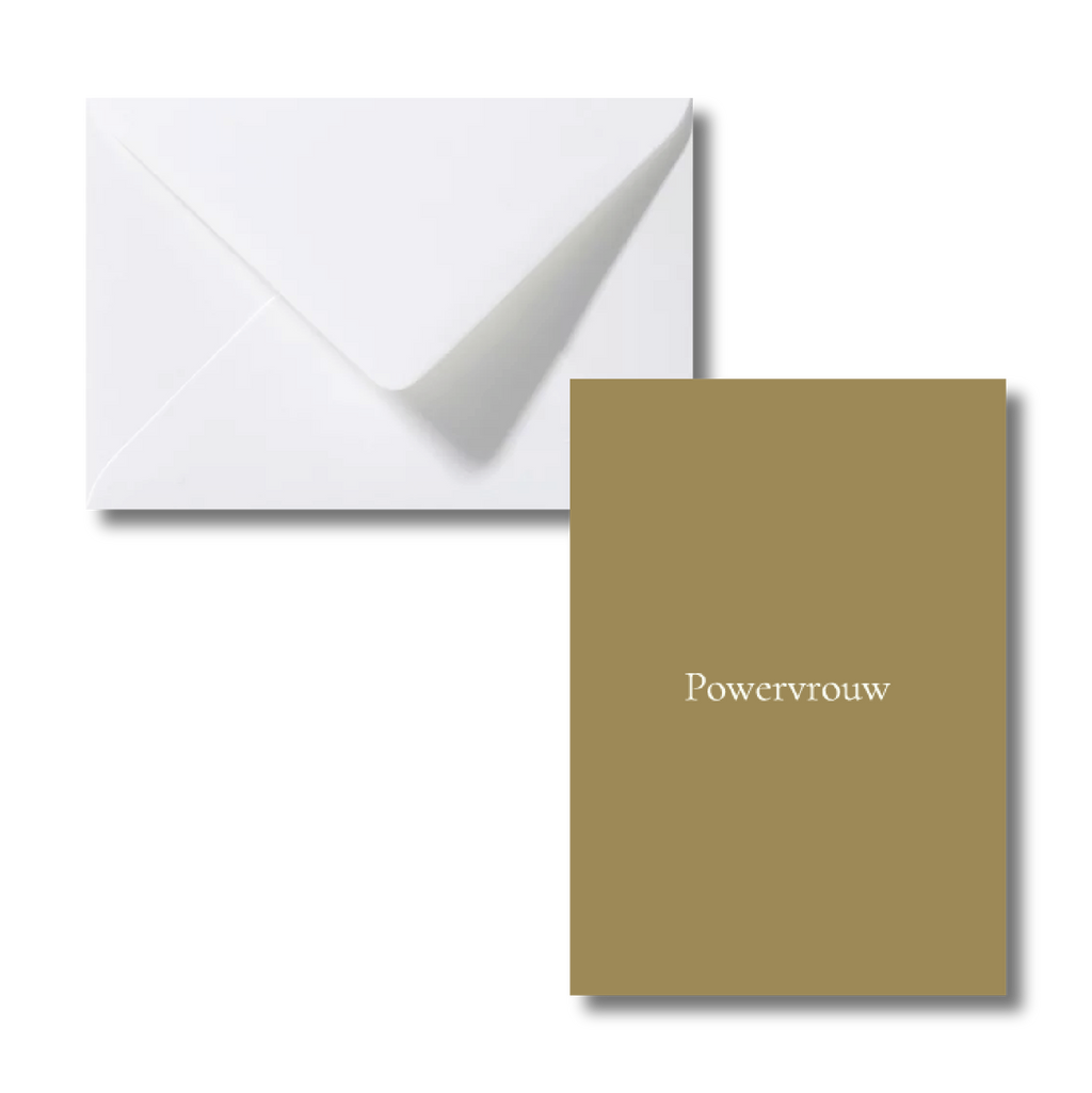 Enkele kaart - Powervrouw