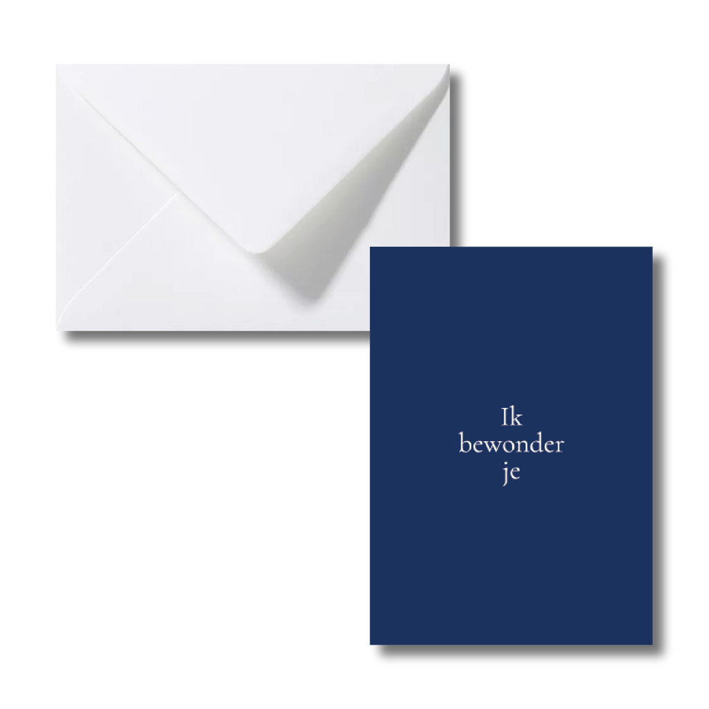 Enkele kaart - Ik bewonder je