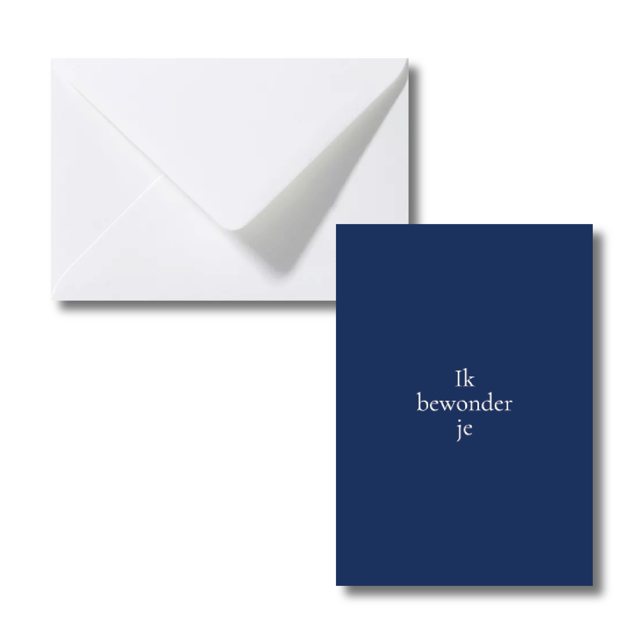 Enkele kaart - Ik bewonder je